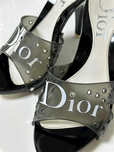 dior vintage jelly shoes|Dior Jelly Logo Platform Heel Sandals .